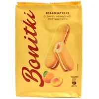 Печиво бісквітне з абрикосом biszkopty Bonitki 170 г