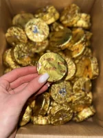 Цукерки у формі торта гіркий шоколад з фундуком праліне, вафля і цілий лісовий горіх Melbon 100 г
