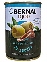 Оливки фаршировані анчоусом Bernal 292 г