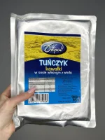 Тунець кусочками у власносу соці Dripol 1 кг