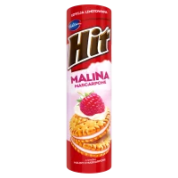 Печиво зі смаком малини з маскарпоне Hit 220 г