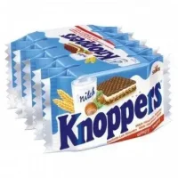 Вафлі з молочно-горіховою начинкою Knoppers 125 г