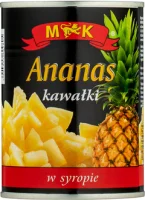 Ананас кубиками в сиропі M&K 565 г