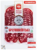 Ковбаса нарізка Брауншвейгська М`ясна Гільдія 75 г