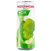 Моршинська + сік зі смаком яблука жб 330 мл