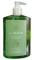 Рідке мило оливка з дозатором Linda 500 мл