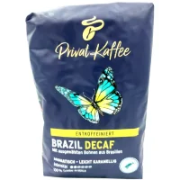 Кава в зернах без кофеїну 100% арабіка Brazil Decaf 2/6 Privat Caffee Tchibo 500 г