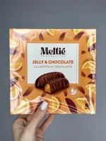 Цукерки желе апельсинове в молочному шоколаді Meltie 190 г