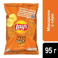 Чипси зі смаком макорони з сиром Lays 95 г