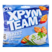 Сухарики багет зі смаком сметани та зелені ХрумTeam 90 г
