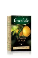 Чай чорний листовий з ароматом із цедрою лимону Lemon spark  Greenfield 100 г