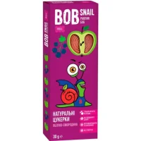 Цукерки яблуко-чорна смородина Bob snail 30 г