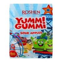 Желейки яблучні кільця Sour Apples Yummi Gummi Рошен 165 г