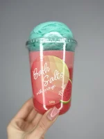Сіль для ванни+мочалка з ароматом кавуна Bath Salts 500 г