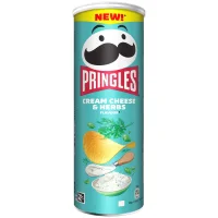 Чипси зі смаком крем сиру та зелені  Pringles 165 г