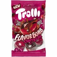 Желейні кульки з рідкою начинкою вишня-кола Trolli 75 г