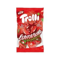 Желейні кульки з рідкою начинкою полуниця Trolli 75 г