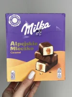 Цукерки пташине молоко карамельне Milka 330 г
