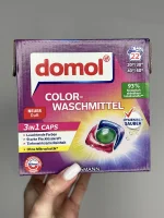 Капсули для кольорового прання 3в1 Domol 22 шт х 23.5 г