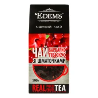 Чай листовий чорний зі шматочками барбарису Edems 100 г