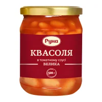 Квасоля велика в томатному соусі Руна 500 г