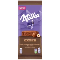 Шоколад молочний з трюфелем та фундуком extra Milka 190 г