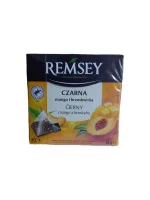 Чай чорний зі смаком персика та манго Remsey 20 п 36 г