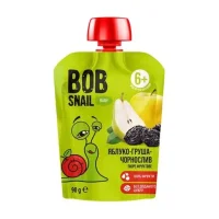 Пюре яблуко-груша-чорнослив Bob snail 90 г