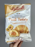 Круасани з подвійною абрикосовою начинкою Fruit Twisty Antonelli 250 г