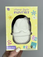 Гіпсова фігурка зайчик з фарбами для розпису Paint set