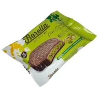 Вафля в молочному шоколаді з фісташковою начинкою Fiorella 20 г