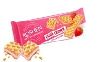 Вафлі сендвіч зі смаком полуниці Roshen 142 г