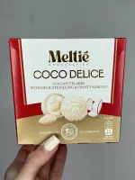 Цукерки з кокосом та мигдалем Meltie 140 г