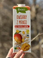 Молоко вівсяне веганське без цукру з м'якоттю манго Vemondo 1 л