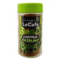Кава розчинна зі смаком горіха LeCafe 75 г