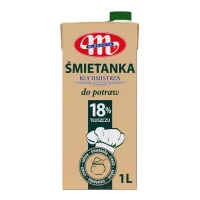 Вершки сметанка 18% Mlekovita 1 кг
