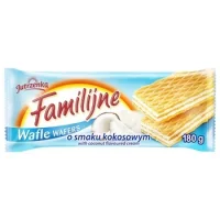 Вафлі гофровані з кремом кокос Familijne Jutrzenka 130 г