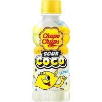 Напій зі смаком лимона з желейними кубиками кокоса sour coco Chupa Chupps 240 мл