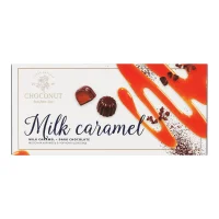 Цукерки молочна карамель в чорному шоколаді Choconut 90 г