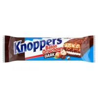 Батончик горіховий з чорним шоколадом Knoppers 40 г