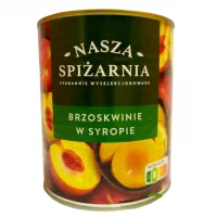 Персики в сиропі  Nasza Spizarnia 820 г