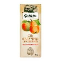 Сік яблучно-грушевий Galicia 0.2 л