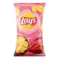 Чипси з крабом Lays 120 г
