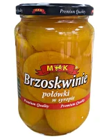 Персики половинки в сиропі скло МК 680 г