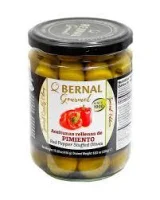 Оливки фаршировані перцем Bernal 250 г
