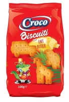 Печиво з вершковим маслом Croco Zoo 100 г