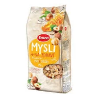 Мюслі-кранчі з медом і горіхами Emco 750 г