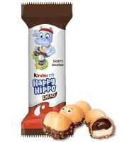 Вафельний батончик з какао Happy Hippo Kinder  20,7 г
