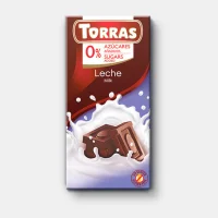 Шоколад молочний без цукру та без глютену Torras 75 г