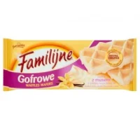 Вафлі гофровані з ванільною начинкою Familijne Jutrzenka 130 г